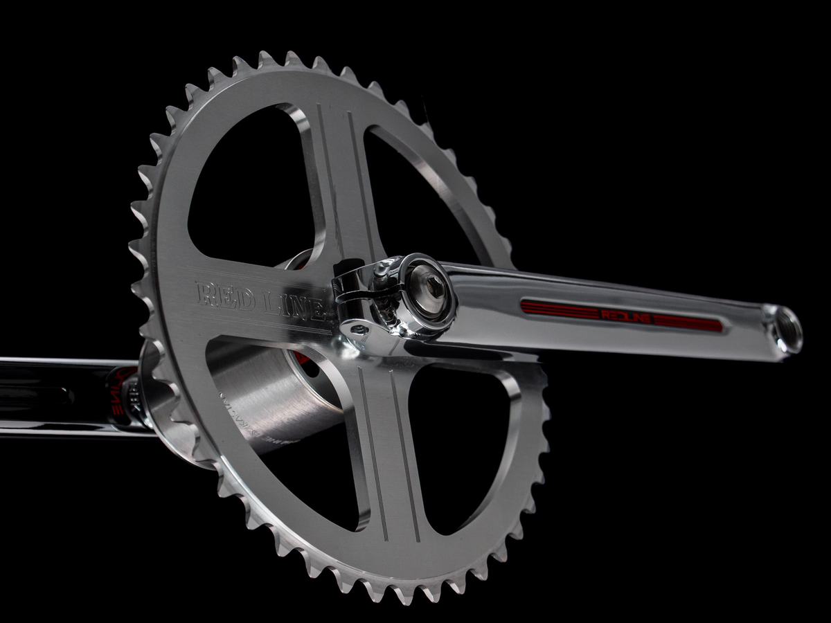 Redline Vintage Flight 401 Crank Set – Chrome / 175 mm Sp:19 mm