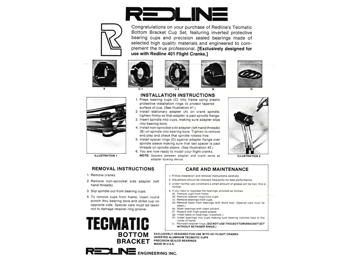 Redline Techmatic USA BB Set – additional product view