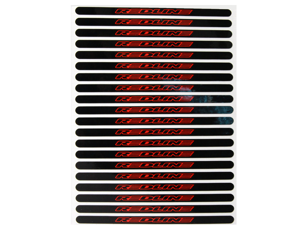 Redline Retro Flight Crank Sticker Set