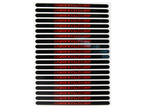 Redline Retro Flight Crank Sticker Set