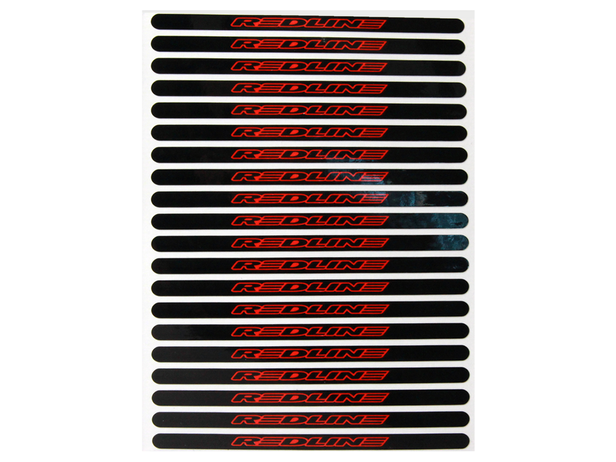 Redline Retro Flight Crank Sticker Set
