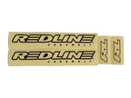 Redline Retro Frame Decal Set – Red