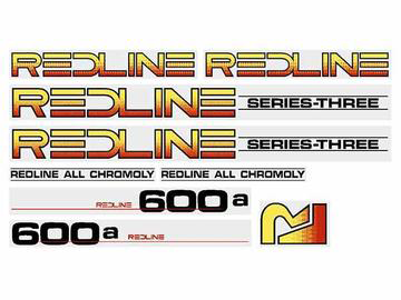 Redline 600A Series 3 Retro Sticker Set