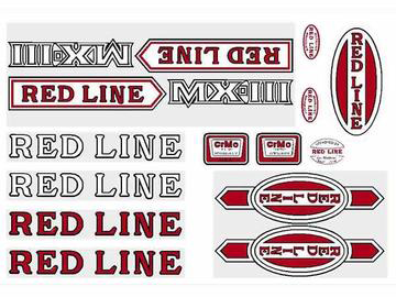 Redline MX3 Retro Sticker Set