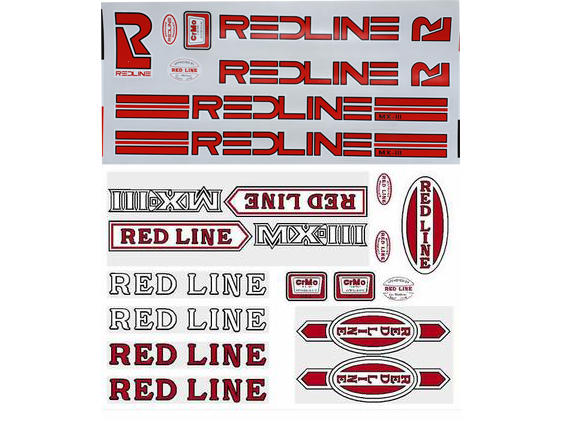 Redline MX3 Retro Sticker Set