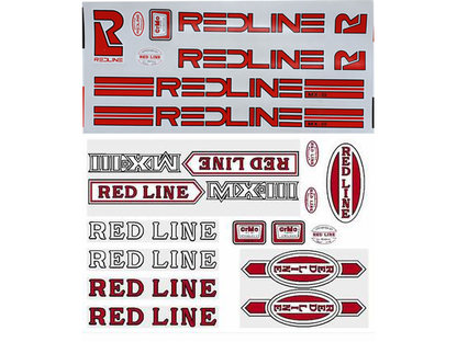 Redline MX3 Retro Sticker Set