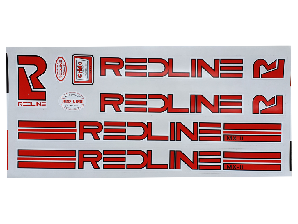 Redline Retro MX2 Frame Decal Set
