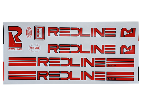 Redline Retro MX2 Frame Decal Set