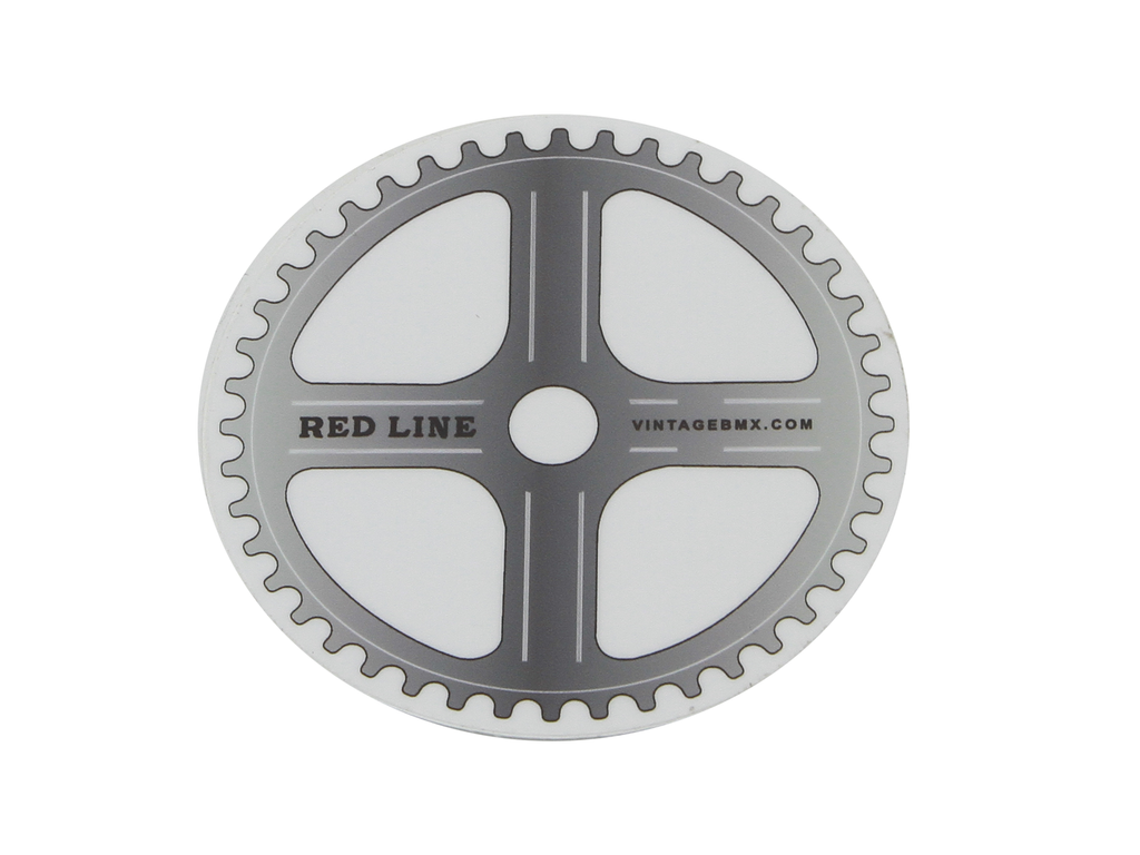 Redline Flight Sprocket Sticker