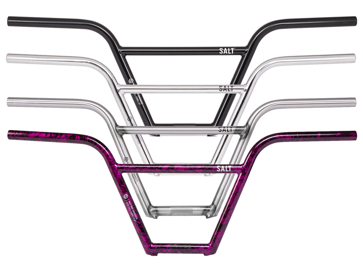 Salt Pro 4 Piece Handlebar – Gloss Black Ed / R:9.0" - W:29.5" - B:11.5 - U:3.0
