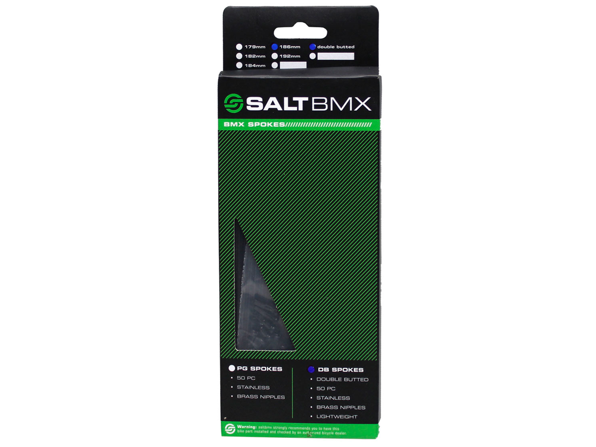 Salt Plain Gauge Spokes & Nipples – 162 mm 14 g