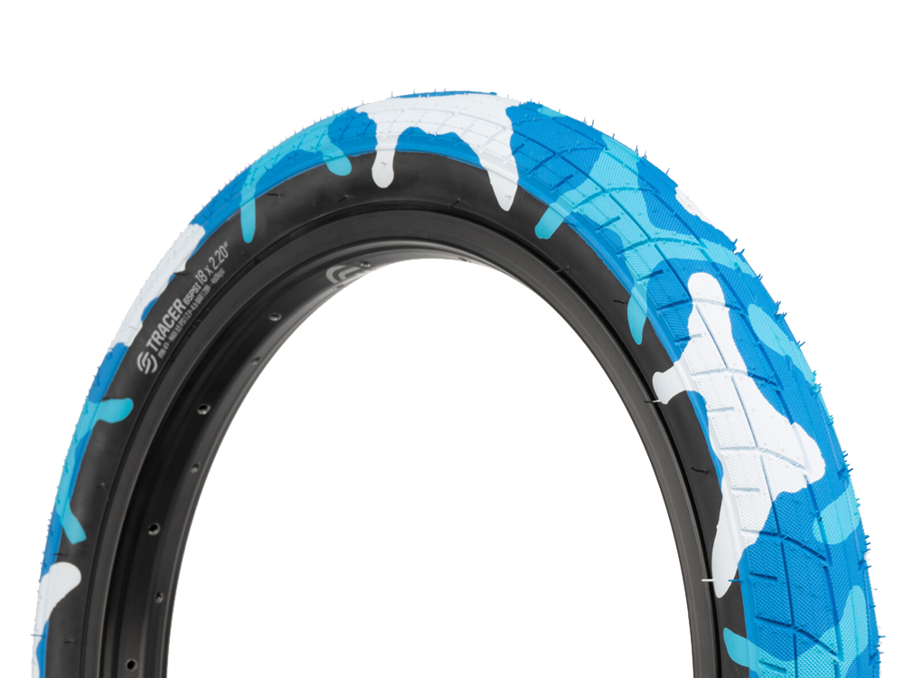 Salt Tracer 18" BMX Tyre - Blue Camo