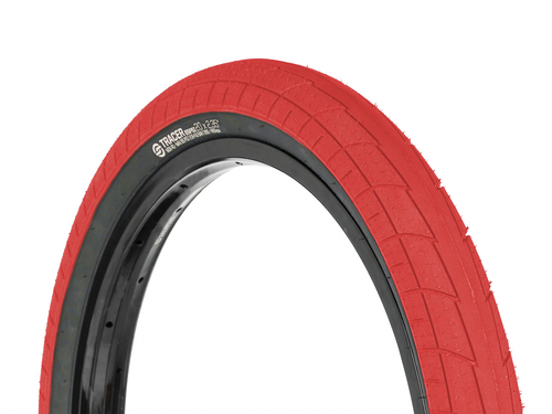Salt Tracer 20" BMX Tyre - Red/Black Wall