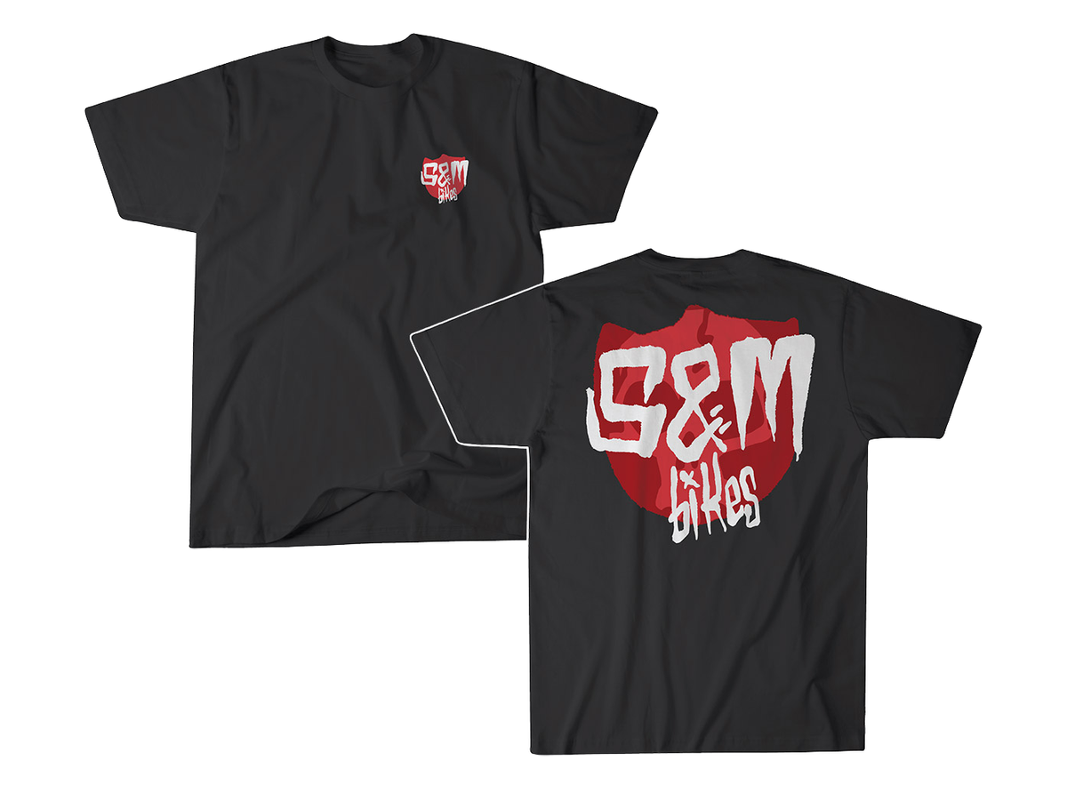 S&M Skull Shield T-Shirt – Medium