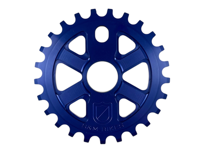 S&M X-Man Front Sprocket – Blue Groove / 28t