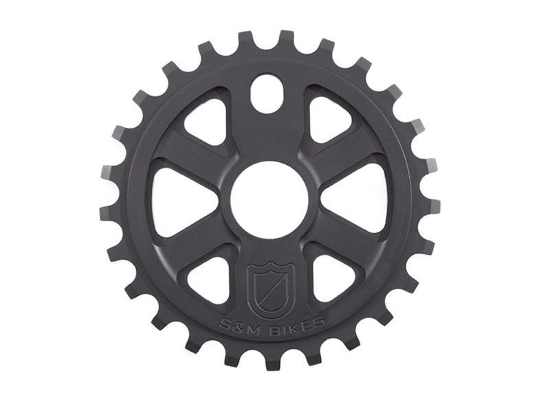 S&M X-Man Front Sprocket – Matt Black / 28t
