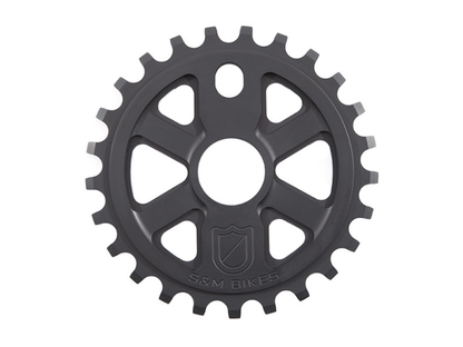 S&M X-Man Front Sprocket – Matt Black / 28t