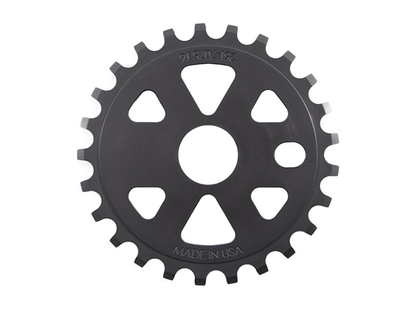 S&M X-Man Front Sprocket – Matt Black / 25t