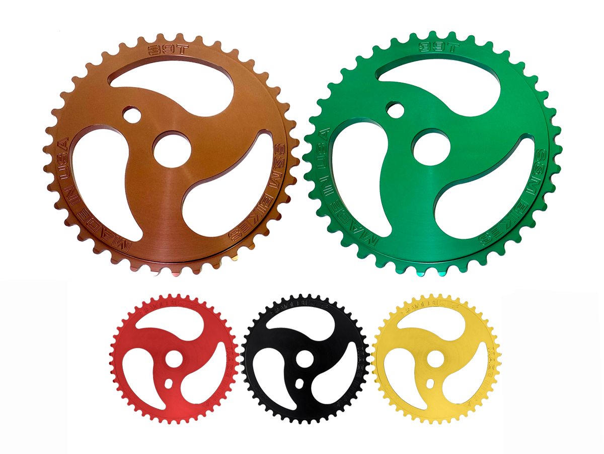 S&M Chainsaw Front Sprocket – Gold / 33t
