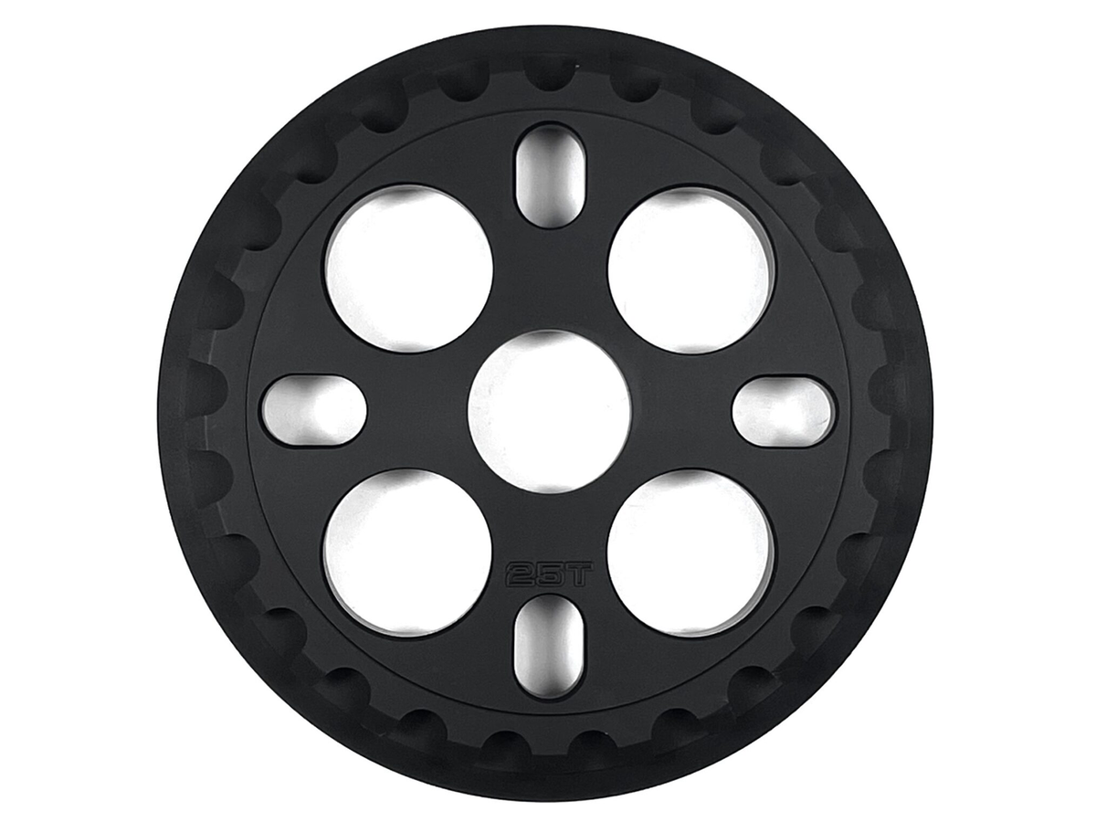 S&M Mid School Guard Front Sprocket – Dark Matt Grey / 25t