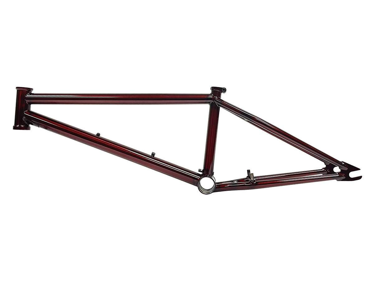 S&M C.C.R. (Clint Reynolds) 14 mm Dropout Frame – Matt Black / Wh: 20" - Tt: 21.5"