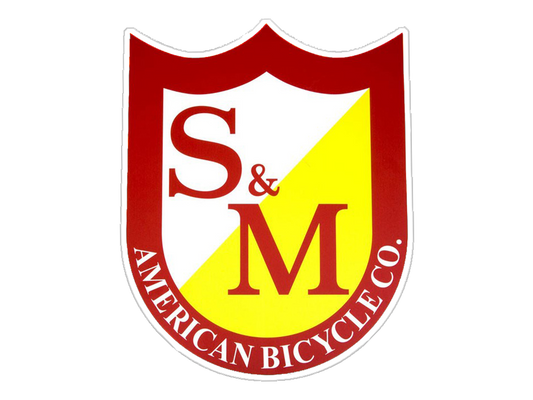 S&M Big Shield Sticker