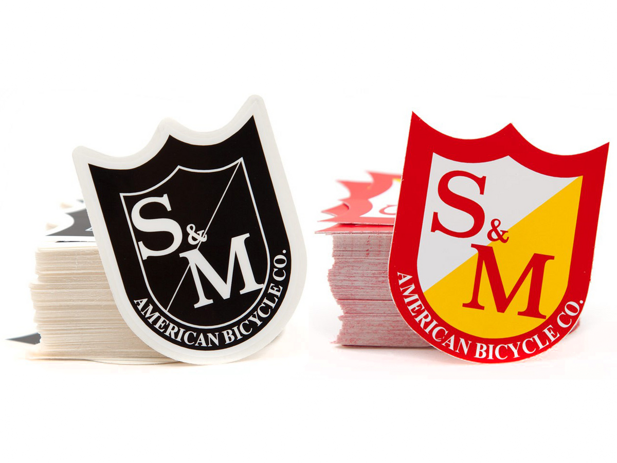 S&M Shield Sticker - Medium