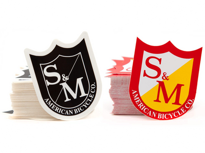 S&M Shield Sticker - Medium