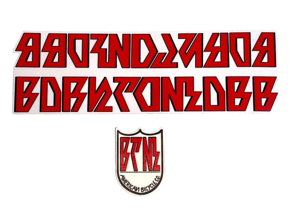 S&M Hoder Born To Mobb XL Frame Decal Set – additional product view