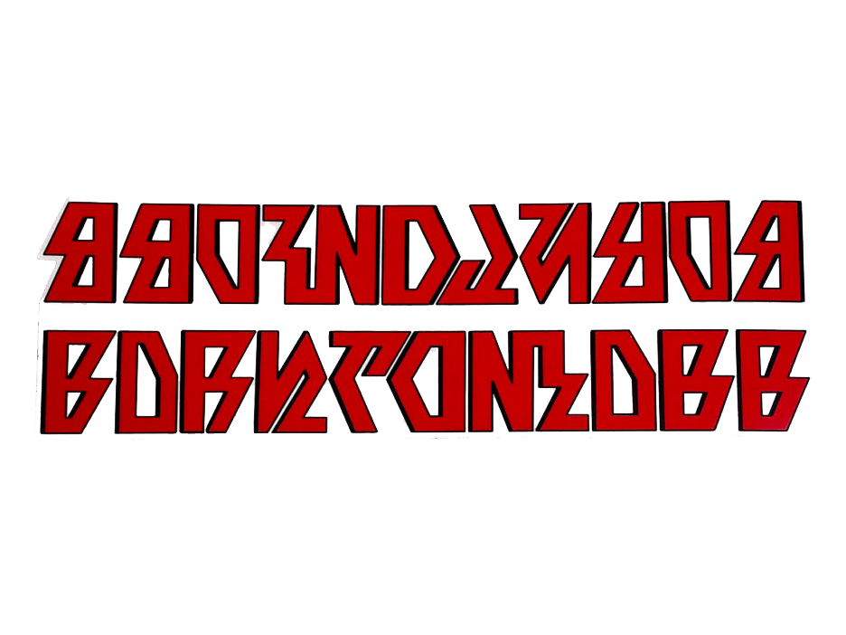 S&M Hoder Born To Mobb XL Frame Decal Set – additional product view