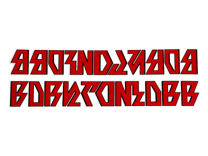 S&M Hoder Born To Mobb XL Frame Decal Set – additional product view