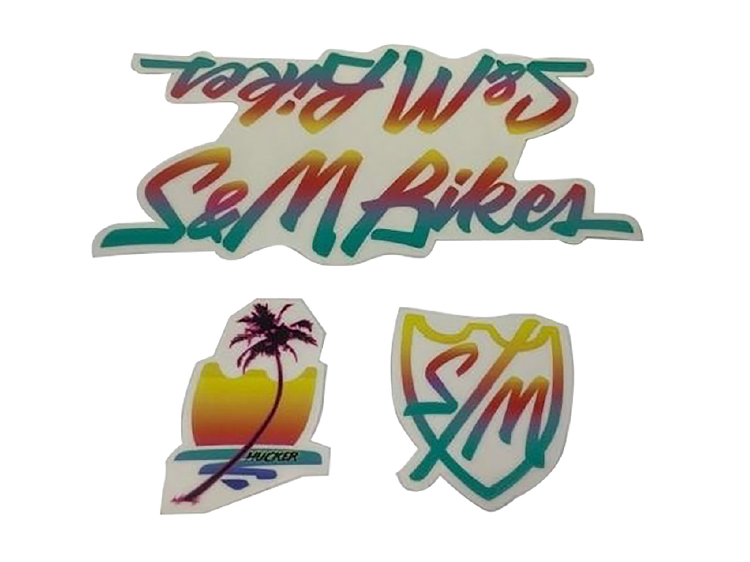 S&M Hucker Tropical Frame Decal Set – additional product view