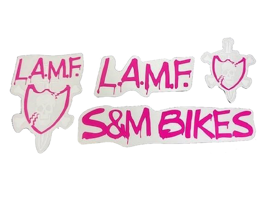 S&M LAMF Frame Decal Set