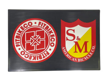 S&M Shield and Key Floor Mat
