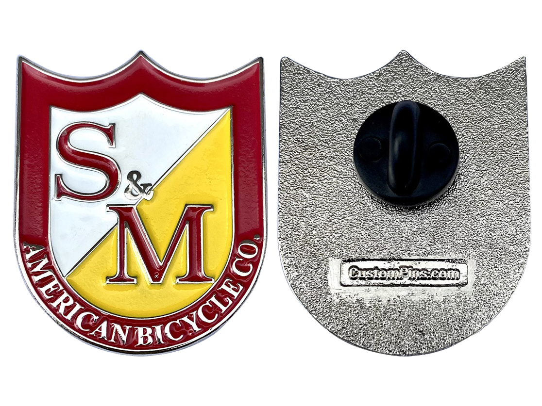 S&M Shield Enamel Pin