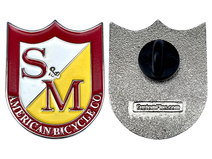 S&M Shield Enamel Pin