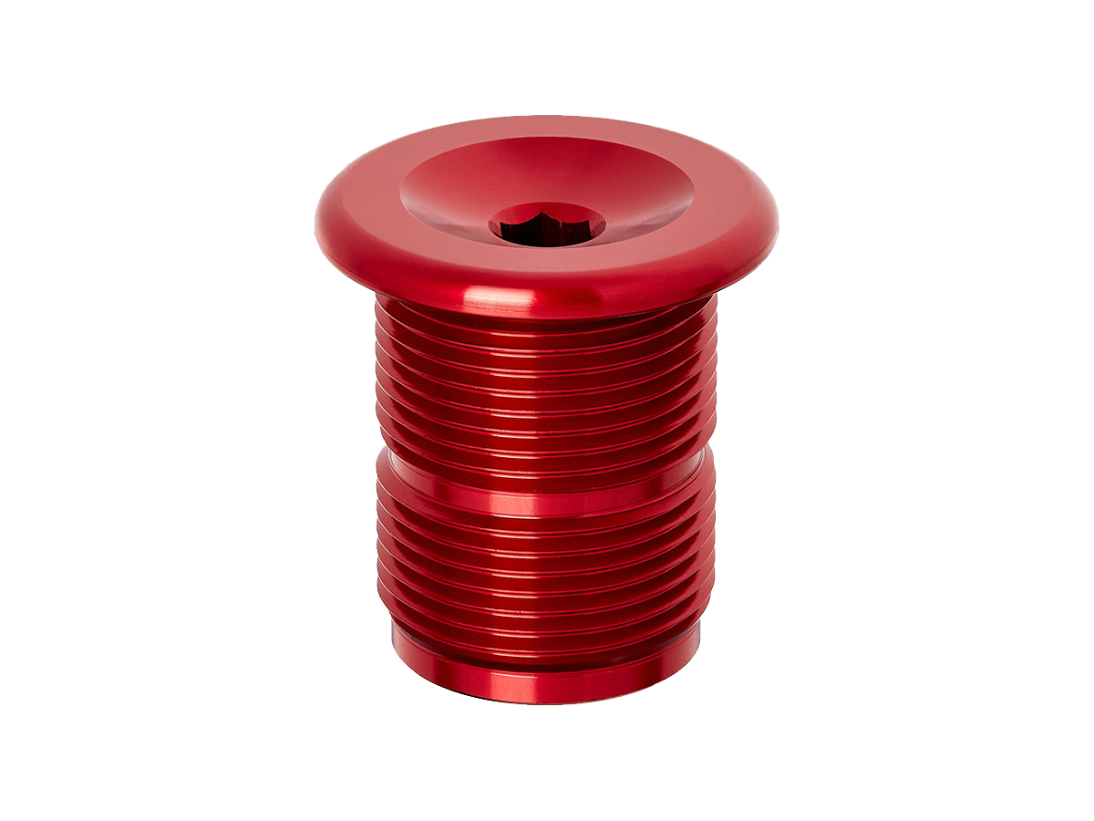 S&M Fork Top Bolt - M24 x 1.5 Red