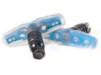 SaltPlus Propeller Brake Pads - Clear/Cyan