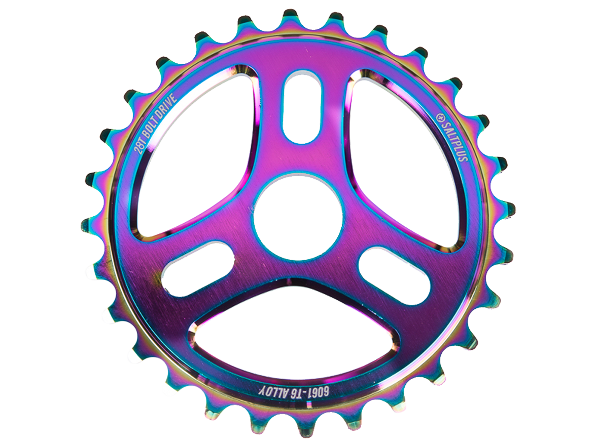 SaltPlus Trident Front Sprocket – Black / 28t