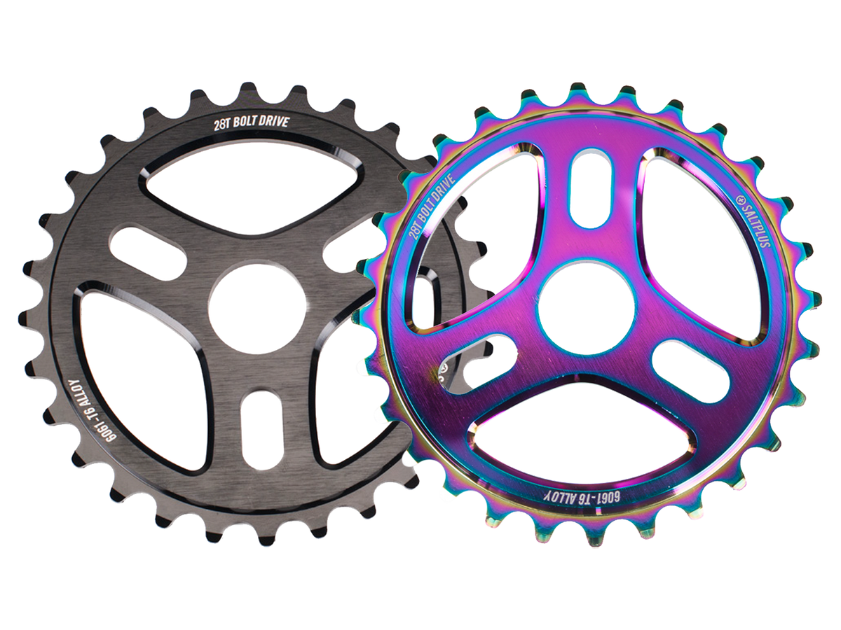 SaltPlus Trident Front Sprocket – Black / 25t