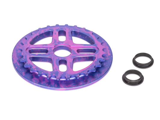 SaltPlus Orion Guard Front Sprocket – Nebula Purple / 25t