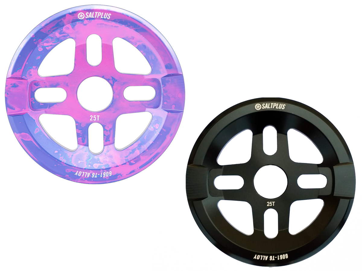 SaltPlus Orion Guard Front Sprocket – Black / 25t