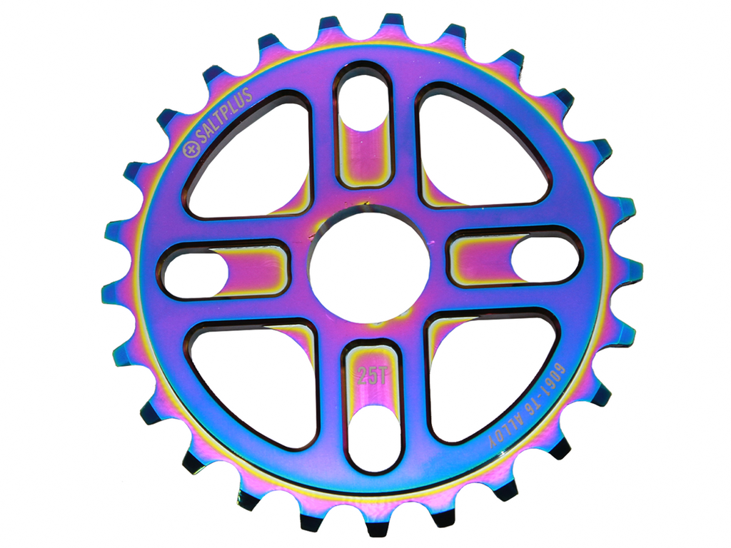 SaltPlus Manta Front Sprocket - Oil Slick 25T