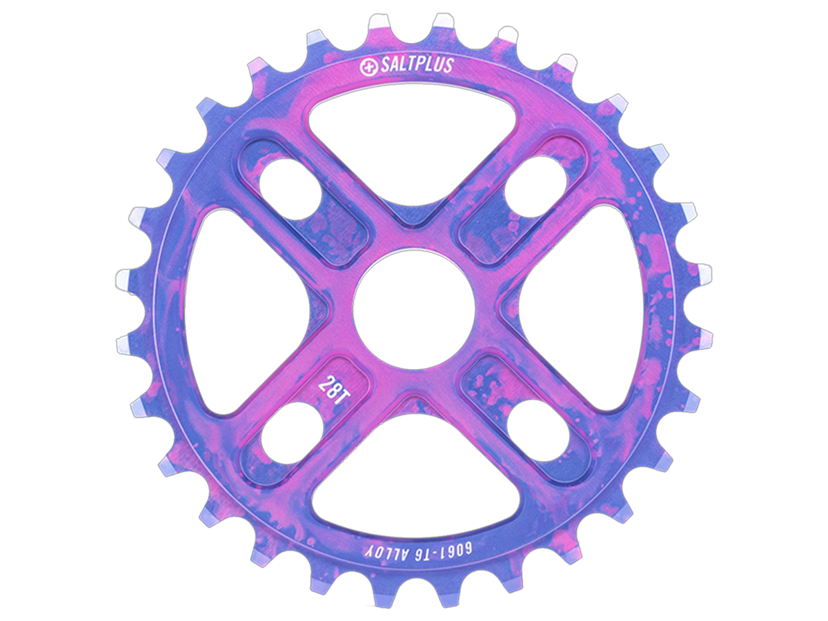 SaltPlus Manta Front Sprocket - Nebula Purple 28T
