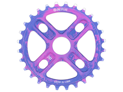 SaltPlus Manta Front Sprocket - Nebula Purple 28T