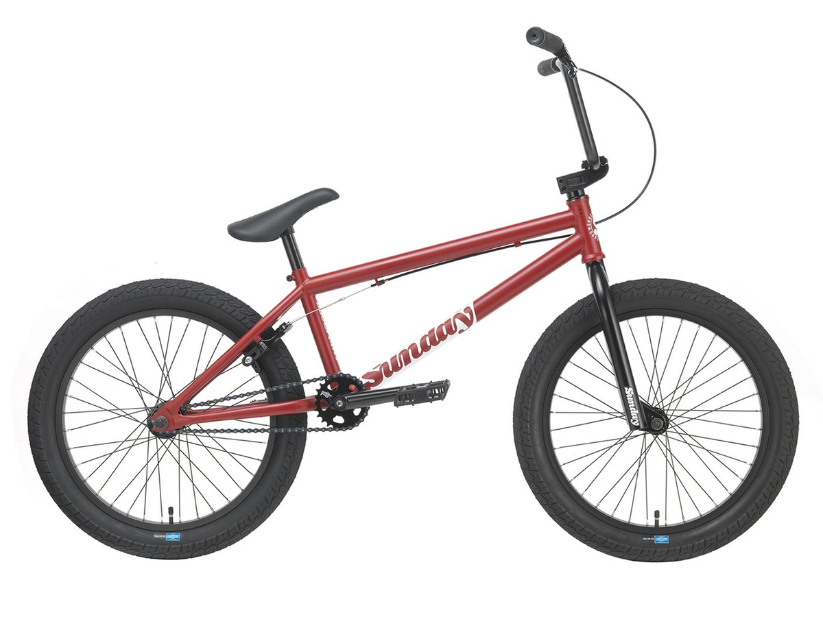 Sunday Blueprint 20" BMX Bike (2025–2026) - Matt Maroon 21" tt