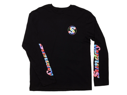 Sunday Classy Scribble Long Sleeve T-Shirt – X-Large