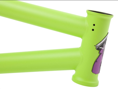 Sunday Street Sweeper (Jake Seeley) Frame – Matt Black/Purple Flames / Wh: 20" - Tt: 20.75"