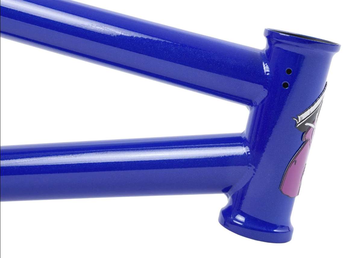 Sunday Street Sweeper (Jake Seeley) Frame – Gloss Metallic Blue / Wh: 20" - Tt: 20.75"