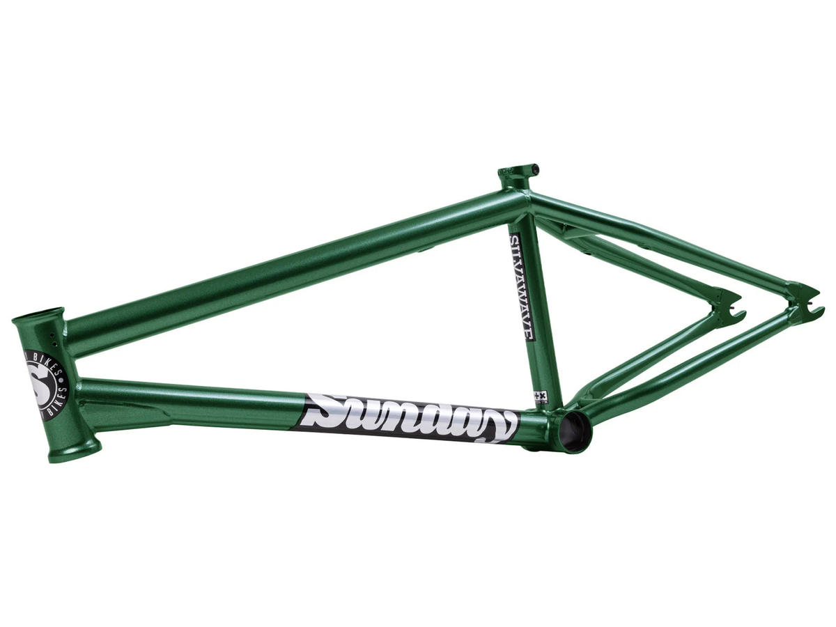 Sunday Silvawave (Brett Silva) Frame – Metallic Seaweed Green / Wh: 20" - Tt: 21.25"